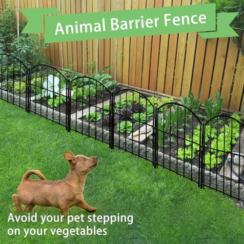 Decorative Garden Fence, 17in x 30ft No Dig Fence - Image 4