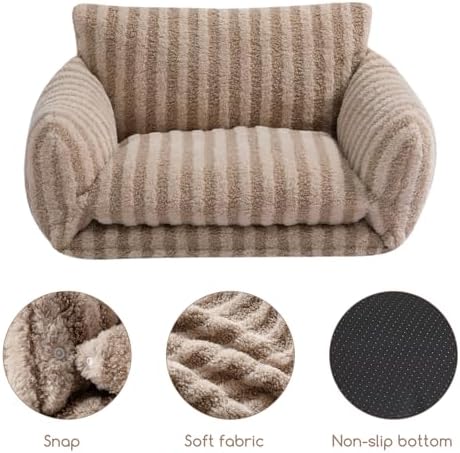 Hollypet Cat Bed Small Dog Orthopedic Couch Beds - Image 5