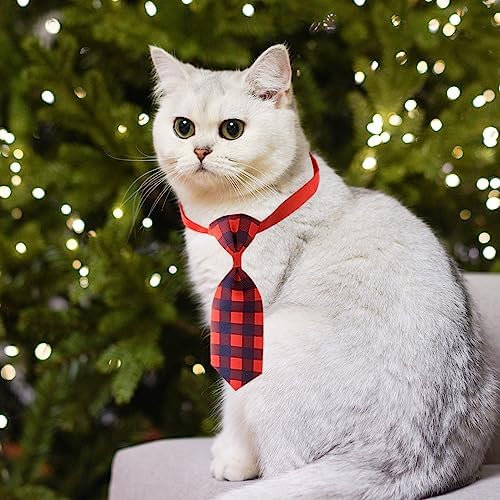 Segarty Small Dog Ties, 40 PCS Assorted Pattern Adjustable Pet Bow Ties for Small Dogs Bows Cats Grooming Bowties Puppy Neckties Festival Party Valentine Photography Holiday Costumes Birthday Gift - Image 7