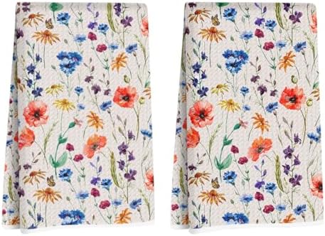 Vintage Flower Kitchen Towels by NISTOMISU
