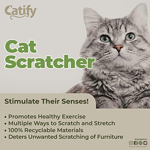 Best Pet Supplies Catify Corrugated Cardboard Cat Scratcher - Image 4