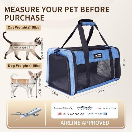 Pet Carrier Airline Approved, Soft Sided Cat Carrier - Image 2