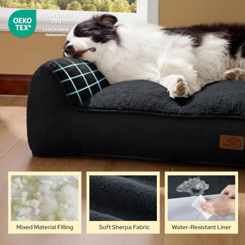 Bedsure SupportMax® Extra Thick Orthopedic XL Dog Bed - Image 5