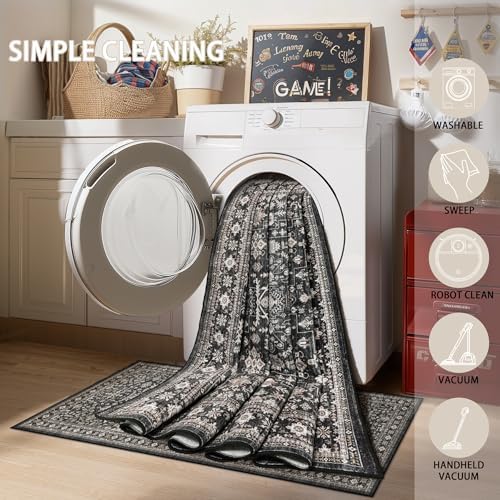 Grey Area Rug 8x10 for Living Room Bedroom - Image 7