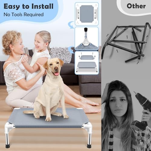 Elevated Dog Bed, Raised Outdoor Dog Bed - Image 3