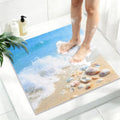 Square Shower Mat, Yonala 36 x 36 Inch Stylish Non Slip Shower Mats by Yonala