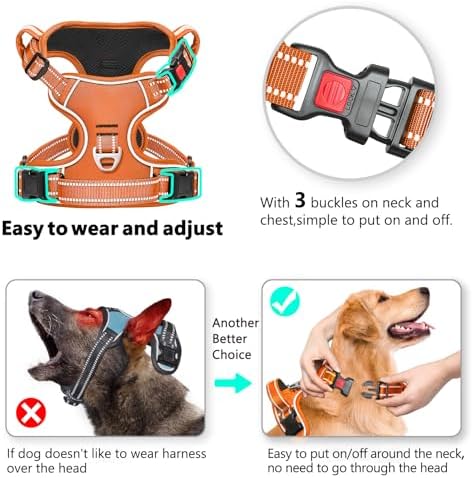 Timos Dog Harness Small Sized, Neck Quick Release - Image 2