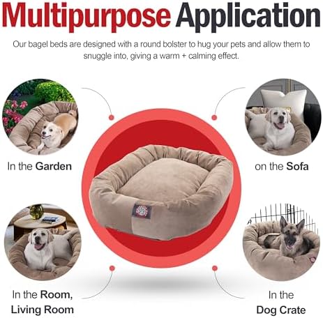 Majestic Pet Micro Velvet Dog Bed, 52 Inch X-Large - Image 5