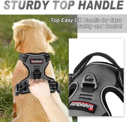 BARKBAY Dog Harness No Pull for Small Sized Dog Front Back Clips, Dog Vest - Image 3