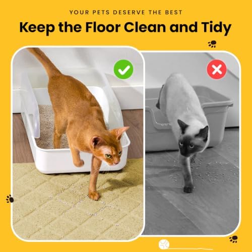 Conlun Cat Litter Mat Litter Trapping Mat, Premium Durable PVC Grid Mesh - Image 4