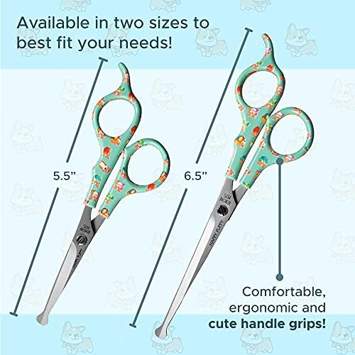 Kenchii Happy Puppy Ball Tip Grooming Scissors - Image 3