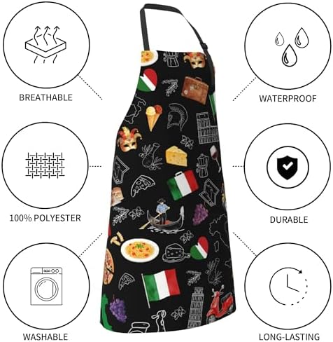 Art Apron with Pocket for Women Men - Image 3