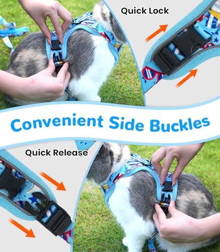 Halypet Cat Harness and Leash Set, Escape Proof Adjustable Harness - Image 5