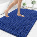 Smiry Bathroom Rugs 48X32, Extra Soft Rubber Backing Chenille Bath Mats by Smiry