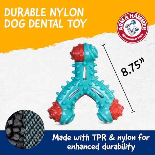 Arm & Hammer Nubbies Wishbone Dental Dog Chew Toy, Chicken Flavor - Image 6