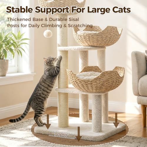 PAWZ Road Modern Cat Tree with Baskets - Image 4