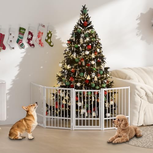 SNUOWU Full Metal Freestanding Dog Gate - Image 2
