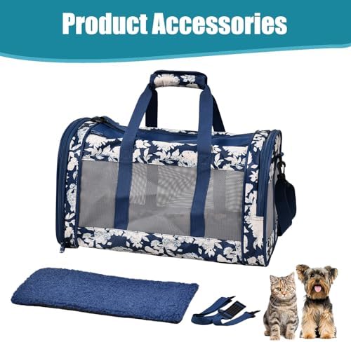 Soft-Sided Kennel Pet Carrier, Airline Approved Travel Handbag - Image 6