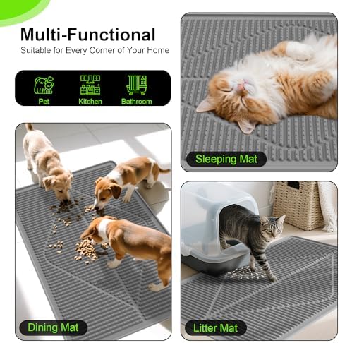Mofason Rubber Large Cat Litter Mat - Image 6