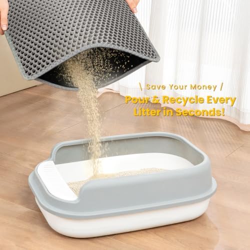 Cat Litter Mat, Upgrade Super Waterproof Back Layer Litter Box Mat, Non Slip - Image 4
