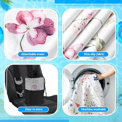 Hahafelt 2 Pack Car Seat Towel Cover - Image 4