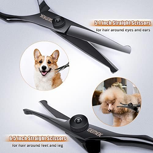 Dog Grooming Scissors Kit with Safety Round Tips - Image 6