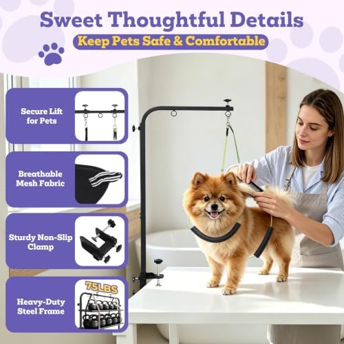 Adjustable Dog Grooming Arm for Table 27-37" W - Image 4