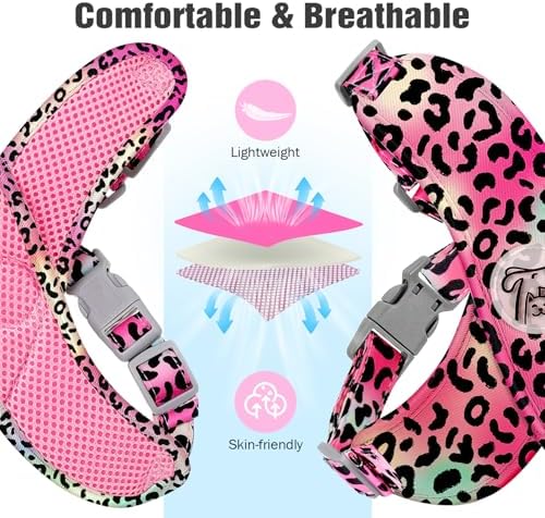 Pawaboo Small Dog Harness and Leash Set, Puppy Harness X-Frame Adjustable - Image 5