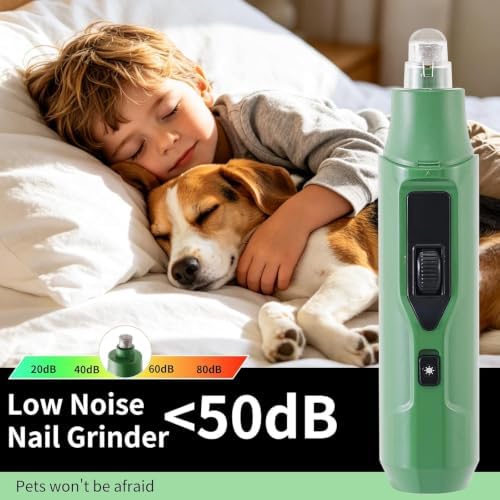 Dog Nail Grinder 7-Speed with LED Light, USB-C Rechargeable - Image 4