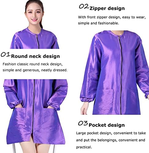 Professional Salon Smock Stylist Jacket Waterproof Hairdresser Cape Barber - Image 5