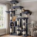Hey-brother Cat Tree Tower, Wide Base, 5 Platforms by Hey-brother