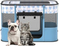 XRG Foldable Pet Playpen, Indoor Cat cage Puppy Crates L by XRG