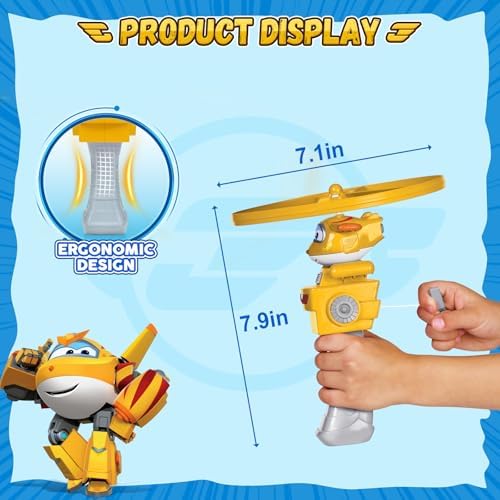 Super Wings Outdoor Toys, Toddler Outdoor Games Flying Discs, Outside Toys - Image 6