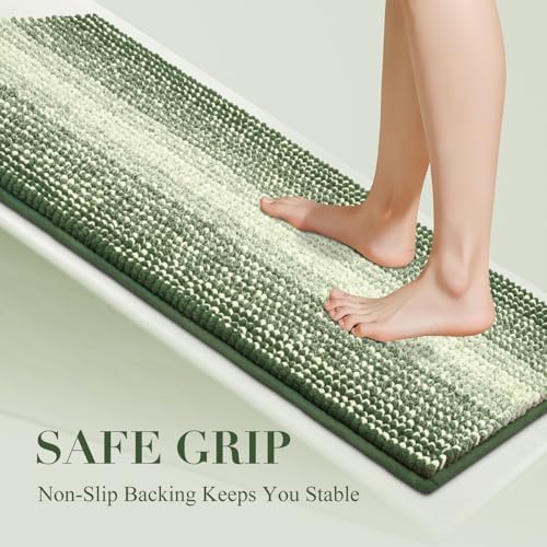 BSICPRO Large Bathroom Rugs, 24x36 Chenille Bath Mats - Image 4