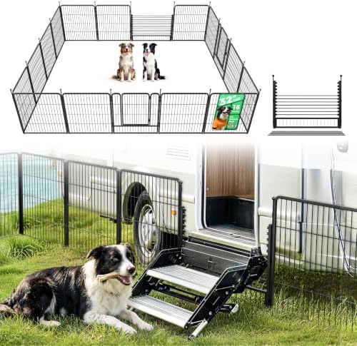 FXW Rollick Dog Playpen with RV Step Grid by FXW