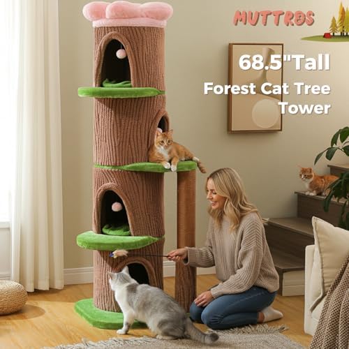 MUTTROS 68.5" Forest Cat Tree Tower - Image 6