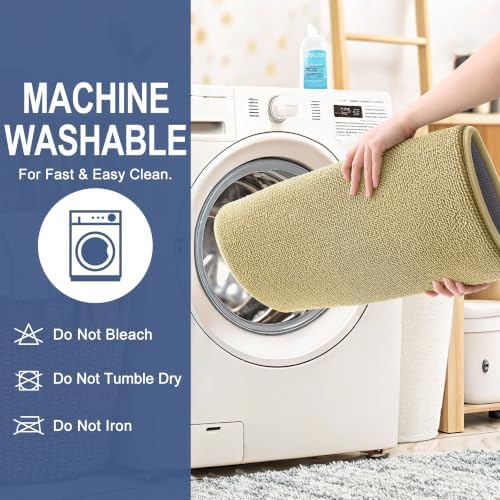 OLANLY Memory Foam Bathroom Runner Rug 70x24, Absorbent Long Bath Mat - Image 6