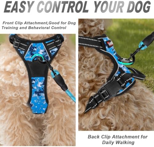 BARKBAY Dog Harness No Pull for Small Sized Dog Front Back Clips, Dog Vest - Image 2