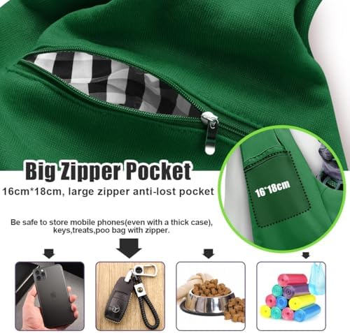 Tomkas Small Dog Cat Sling Carrier Puppy Purse Travel Wrap Soft Crossbody Pet - Image 5