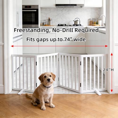 ZJSF Freestanding Indoor Dog Gate - Image 2