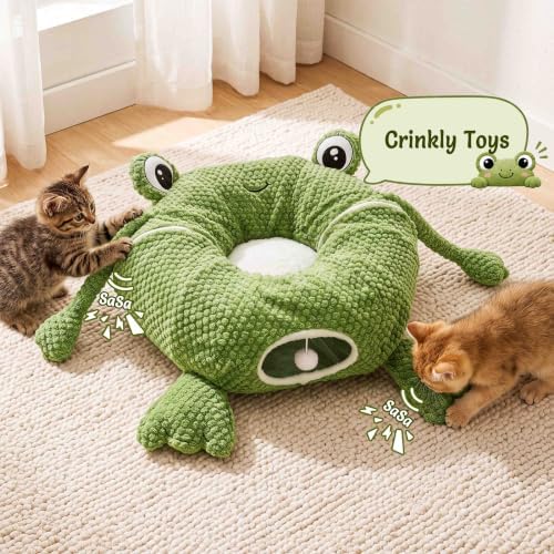 Cat Tunnel Bed with 20 Cat Toys, Kitten Toys - Image 6