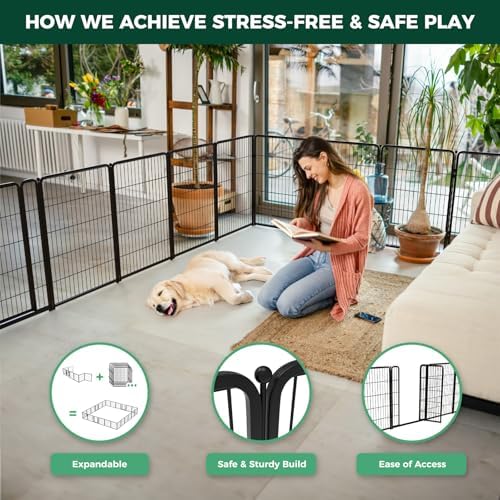 FXW Homeplus Indoor Dog Playpen, 12 Panels, - Image 4