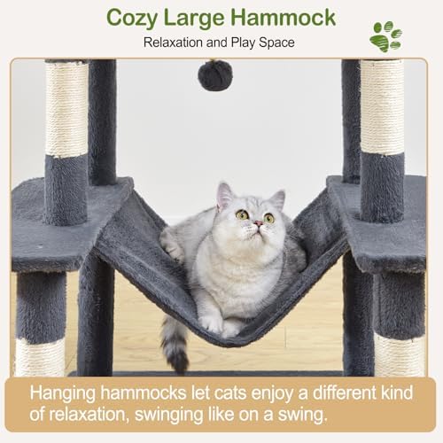 74in Cat Tree Tower for Indoor Cats - Image 4
