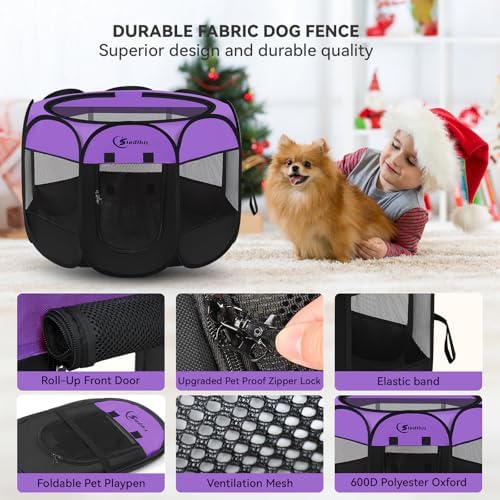 Siedihit Dog Playpen, Puppy Pet Playpen, Dog Crate Tent Cage Indoor - Image 6
