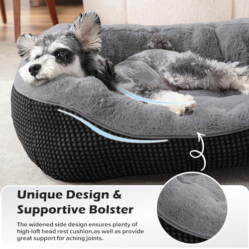 INVENHO Large Dog Beds Large Sized Dog, Washable Orthopedic Warming Soft - Image 3
