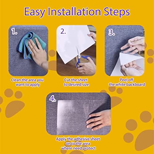 Cat Scratch Furniture Protector-16-Pack –Single-Sided, Heavy-Duty Self-Adhesive - Image 4