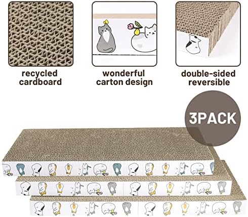 PatiencET Cat Scratcher Cardboard 3 PCS - Image 3