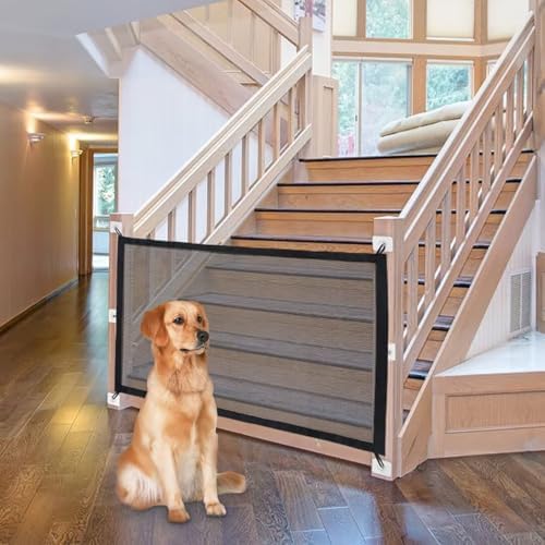 NWK 2Pcs Dog Gate for Stairs and Doorways 38''X30'', 30’’ Tall by NWK