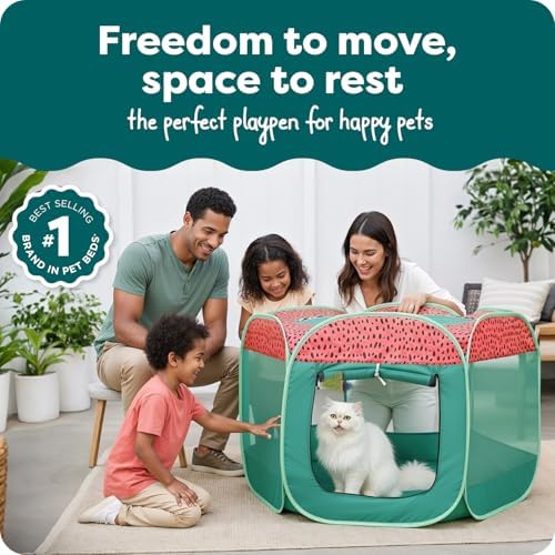 FurHaven Soft-Sided Dog & Cat Playpen, Portable Foldable Indoor & Outdoor Pet - Image 2