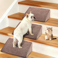 Dog Ramp for Stairs for Small & Senior Dogs and Cats – Non-Slip Stair Wedges by inanil